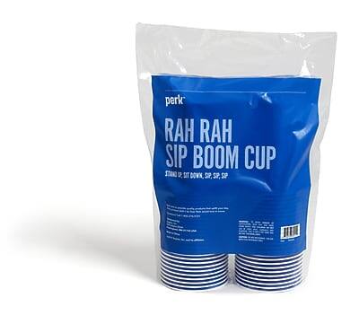 perk  
RAH RAH SIP BOOM CUP  
STANDARD 10 OZ. DISPOSABLE CUP, 50, 50
