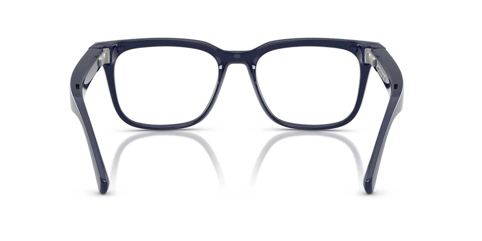 Back. Nuance - Square 56 Audio Glasses - Deep Blue - Transition Lens - DEEP BLUE.