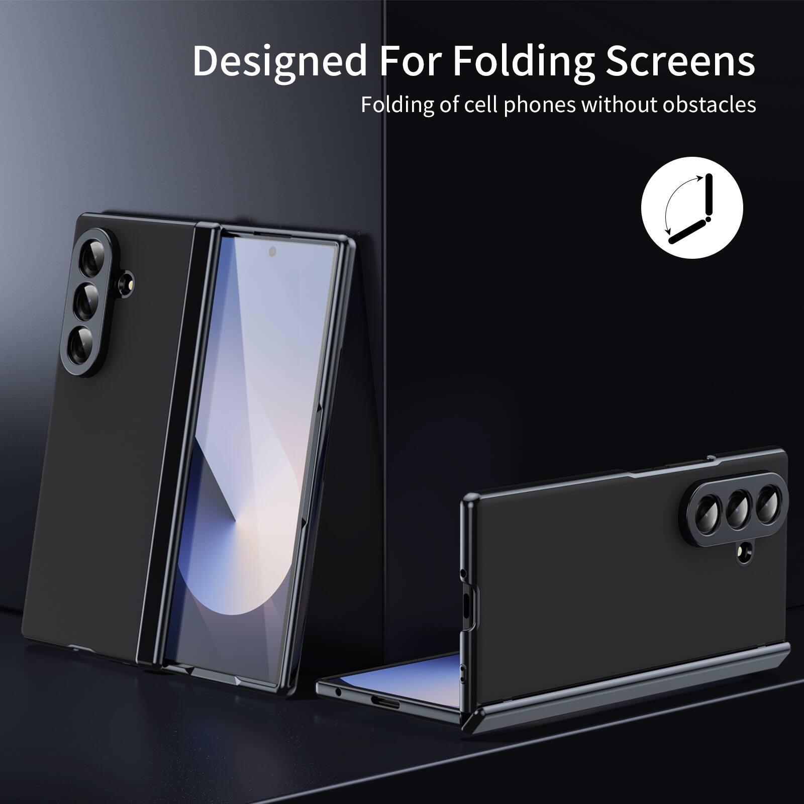 Designed For Folding Screens  
Folding of cell phones without obstacles