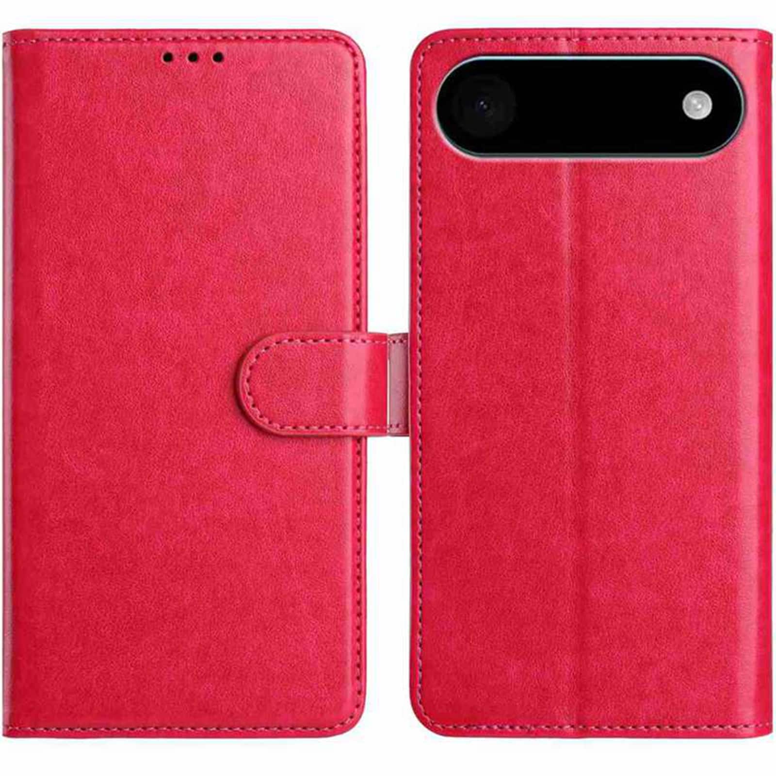 Dteck - Wallet Folio Case for Apple iPhone Air, Shockproof Magnetic PU Leather Flip Card Slots Stand Cover - Rose price history on PriceWatchPro
