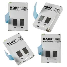 HQRP - Rechargeable NiMH Battery Pack 3.6 V 700 mAh 4-Pack for Motorola Talkabout Radios
