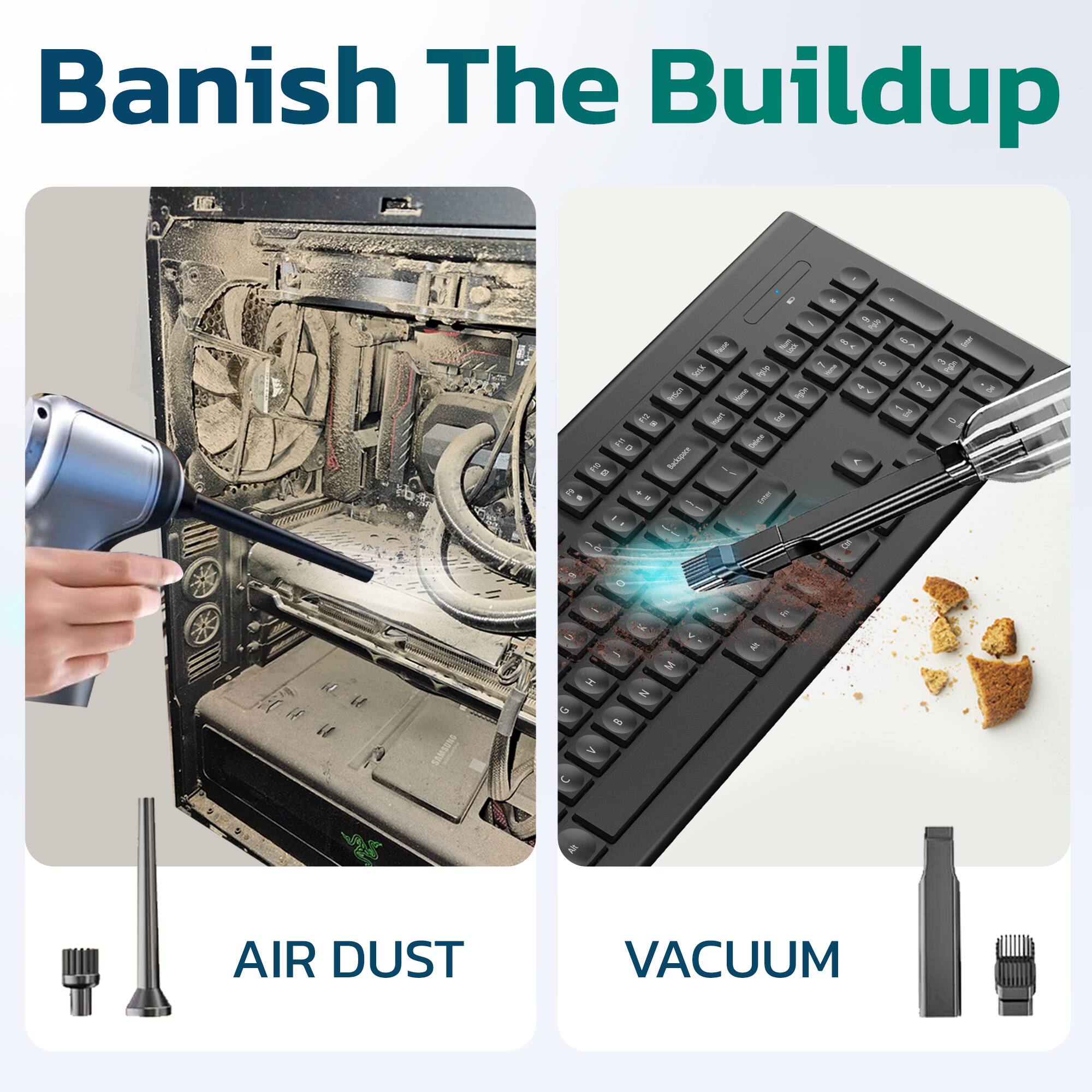 Banish The Buildup AIR DUST VACUUM