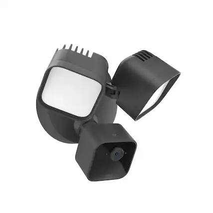 Front. Blink - Blink Wired Floodlight Camera - Smart security camera, 2600 lumens, HD live view, enhanced motion detection – 1 camera - Black.