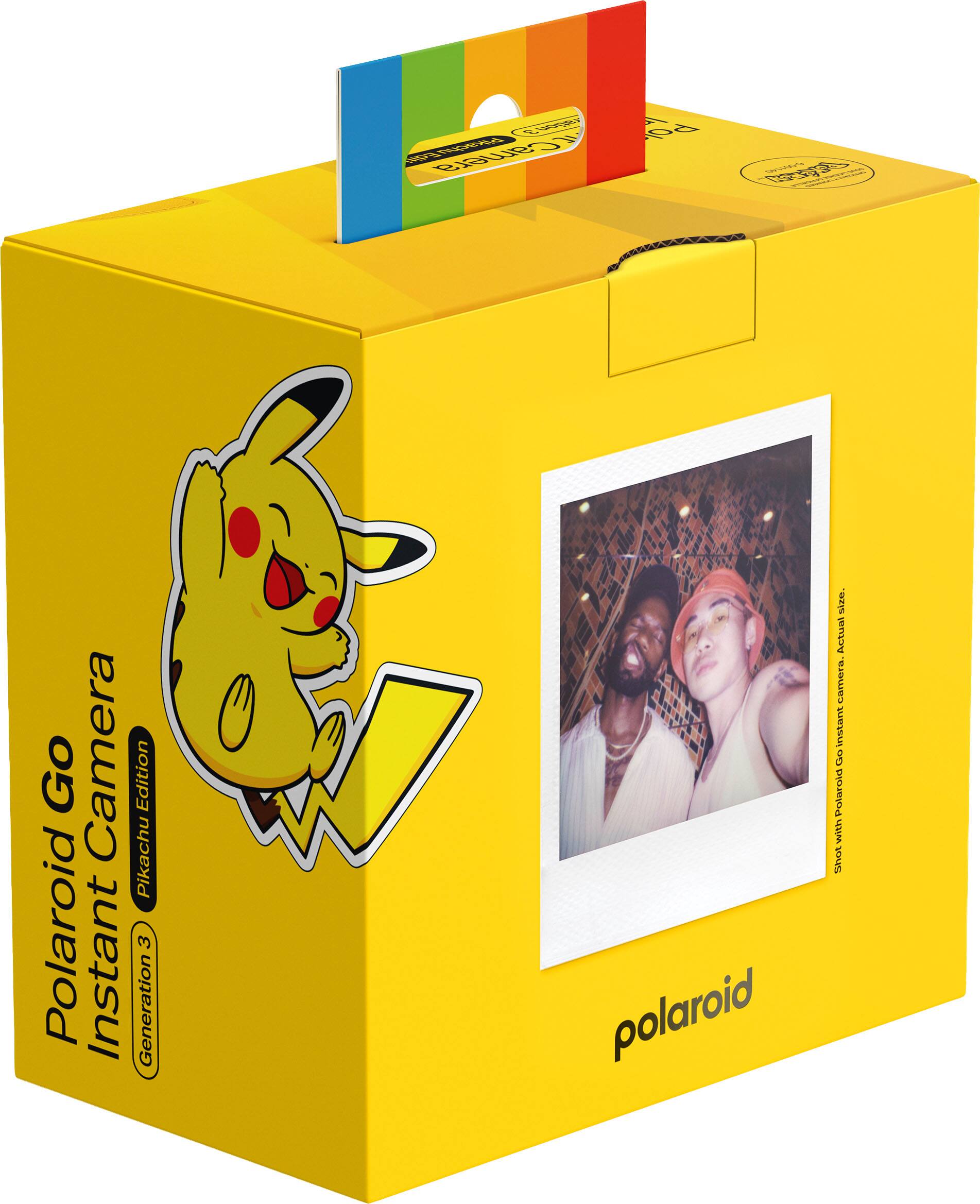 Polaroid Go Camera  
Instant Camera  
Pikachu Edition  
Generation 3  
Shot with Polaroid Go Instant Camera. Actual size.