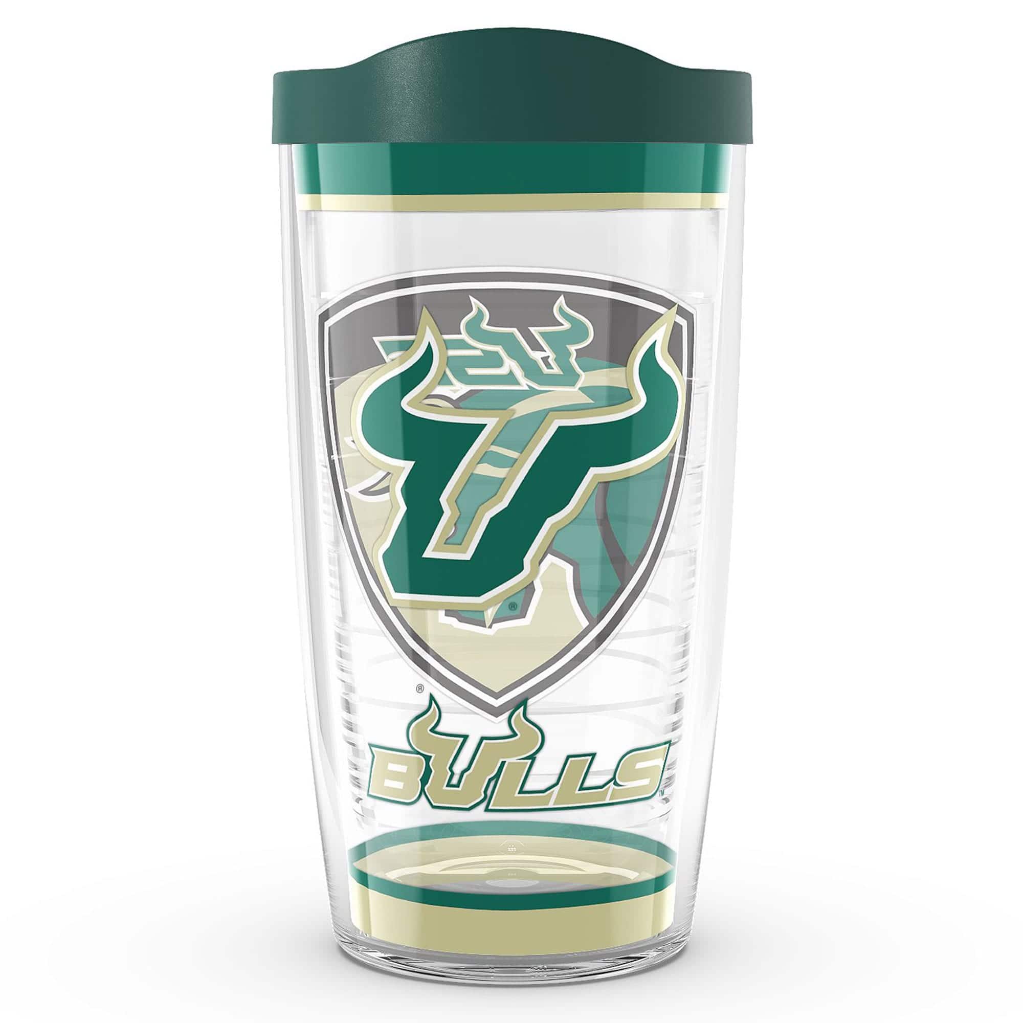 Front. Tervis - South Florida Bulls 16oz. Tradition Classic Tumbler - Multicolor.