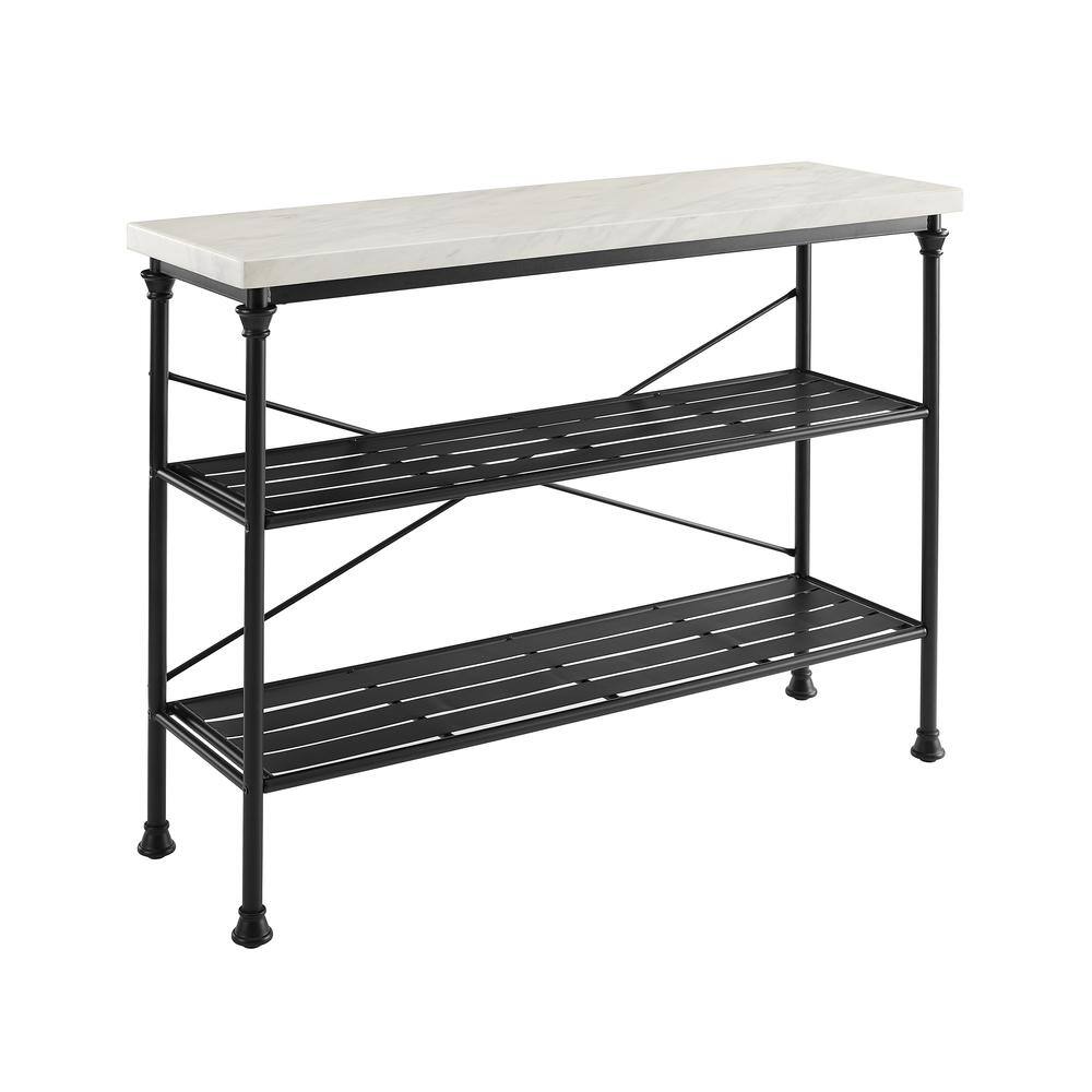 Alt View 1. Crosley Furniture - Madeleine Entryway Console Table - White Marble.