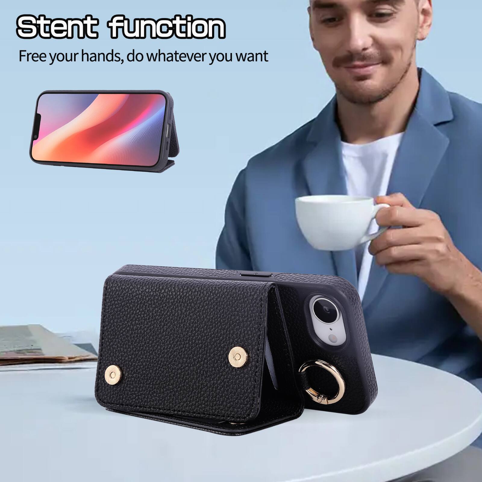 Stent function  
Free your hands, do whatever you want