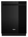 Whirlpool - 24 inch Top Control Built-In Stainless Steel Tub Dishwasher with Large Capacity Tall Top Rack and 50 dBA - Black