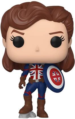 Marvel What If? Funko POP Vinyl Figure | Captain Carter - Blue