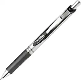 Pentel - EnerGel Retractable Gel Pen, Medium Point - Black Ink