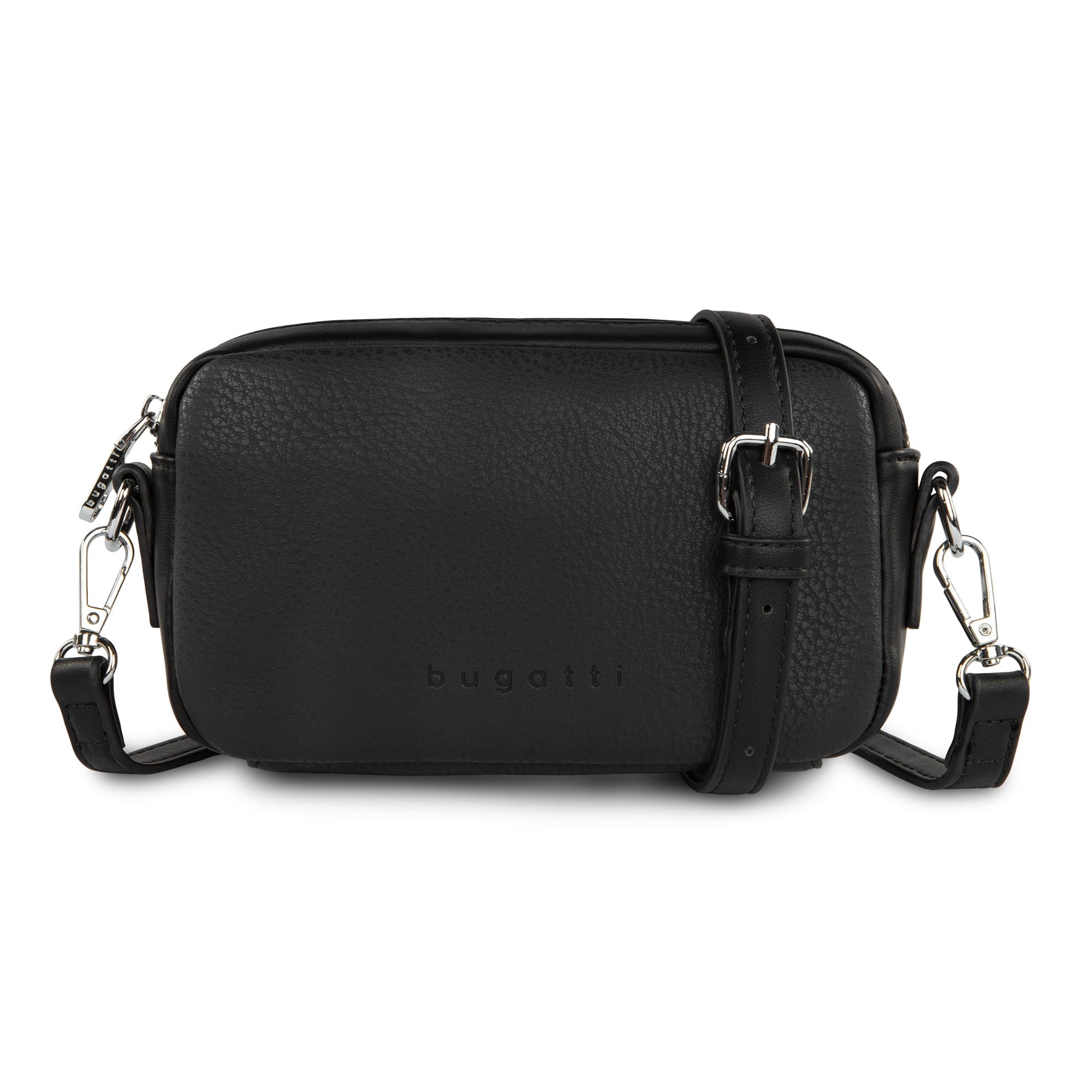 Front. Bugatti - Women - Opera - Camera crossbody bag - Black.
