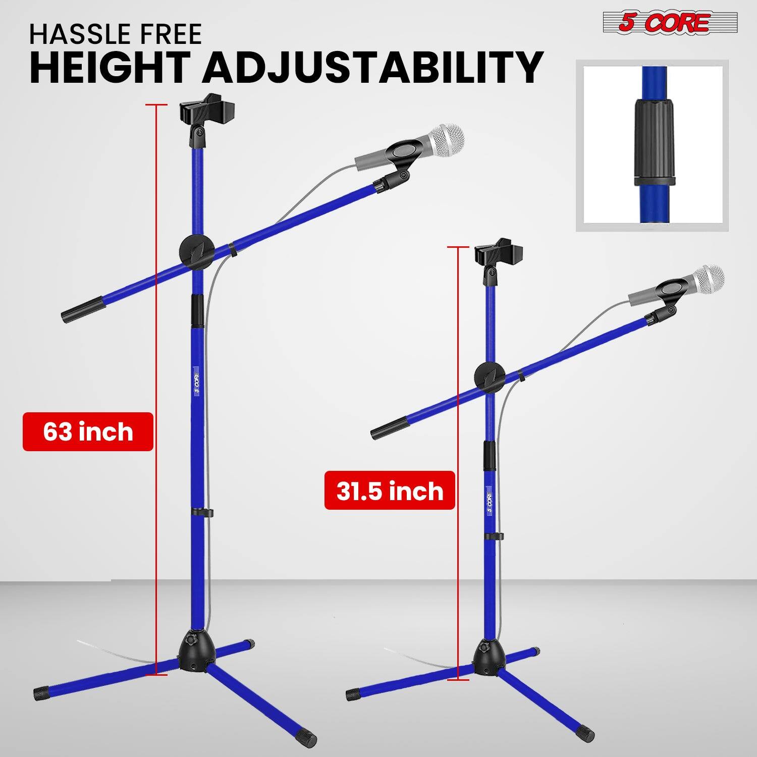 5 CORE, HASSLE FREE HEIGHT ADJUSTABILITY, 63 inch, 31.5 inch