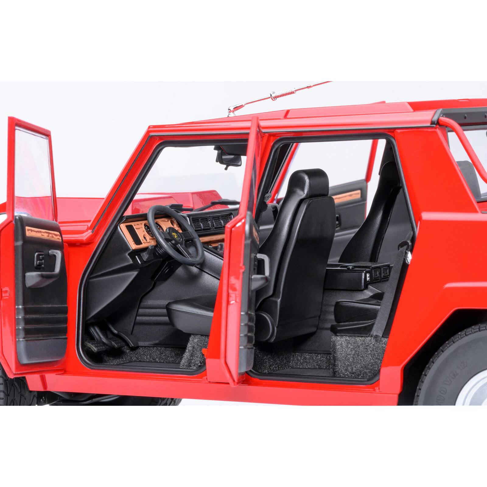 Alt View 3. Autoart - Lamborghini LM002 Rosso Siviglia Red 1/18 Model Car by Autoart.
