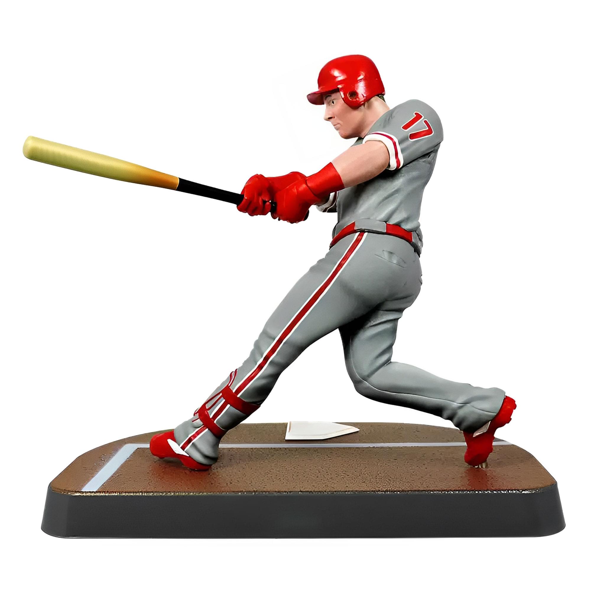 Alt View 2. MLB - MLB Philadelphia Phillies 6 Inch Figure | Rhys Hoskins - Red.