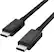Angle. Belkin - 3.3ft USB-C Thunderbolt 5 Cable w/ 240W Power Delivery, Bandwidth Boost Up to 120Gbps, and 4K UHD Display Resolution - Black.