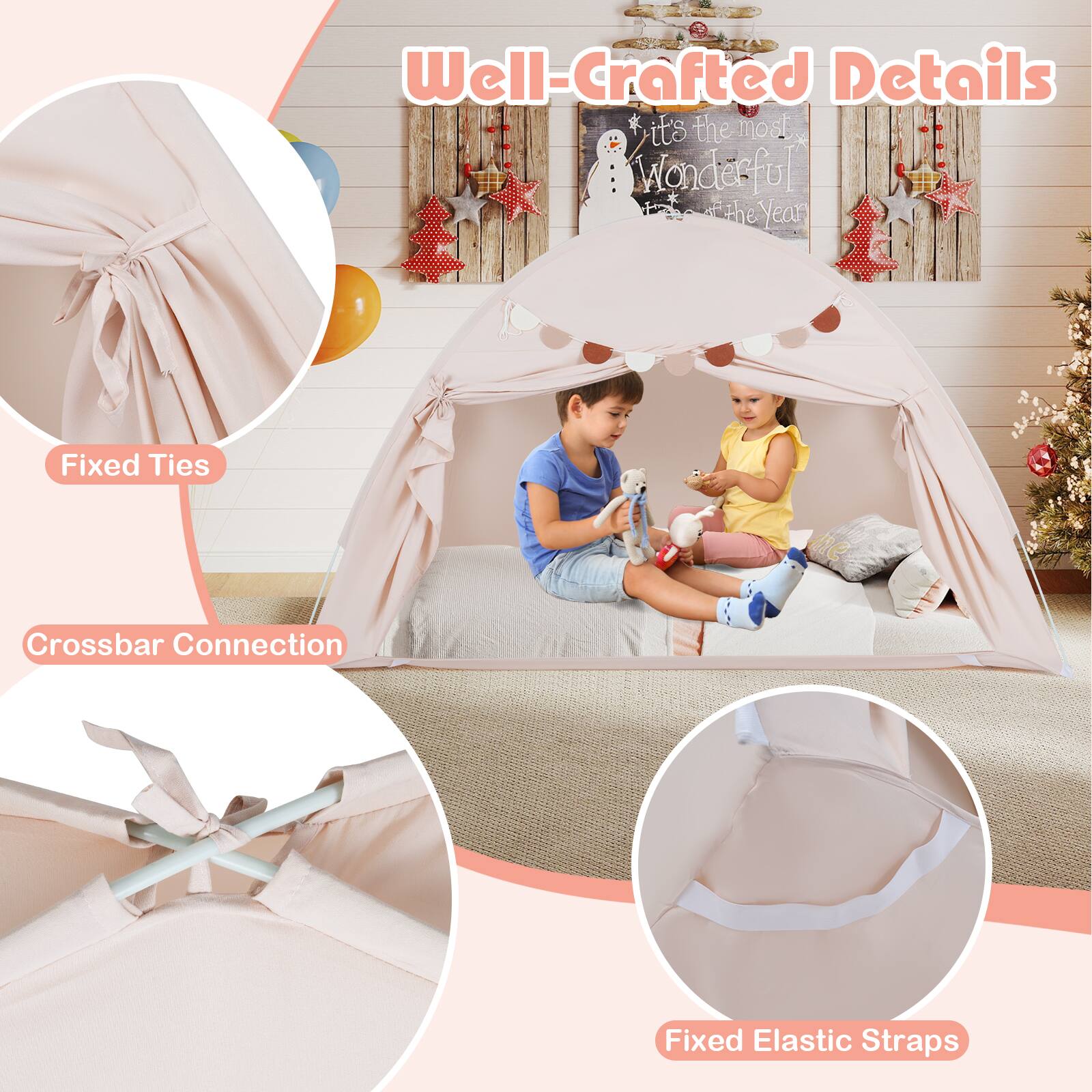 Well-Crafted Details

- Fixed Ties
- Crossbar Connection
- Fixed Elastic Straps