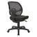 Alt View 11. OSP Home Furnishings - Mesh Screen Back Task Chair with Fabric Seat - Black.