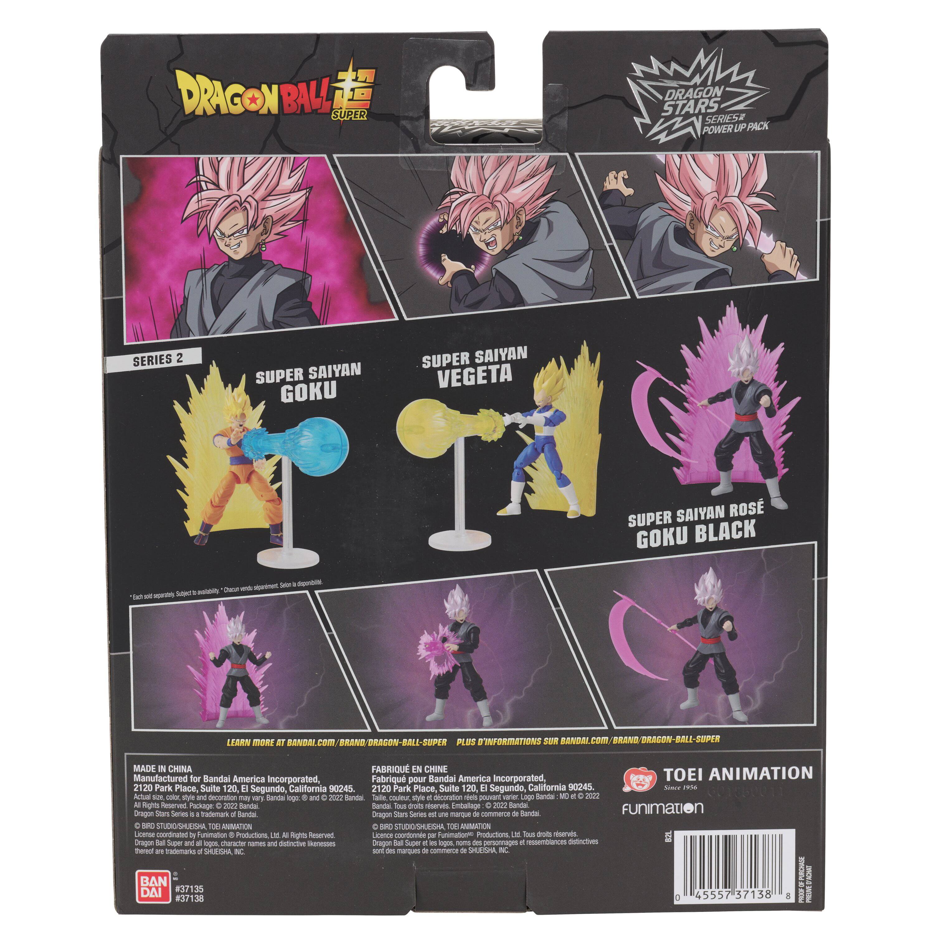 Alt View 22. Bandai - Dragon Ball Super - Dragon Stars Power Up Pack Goku Black Rose Action Figure.