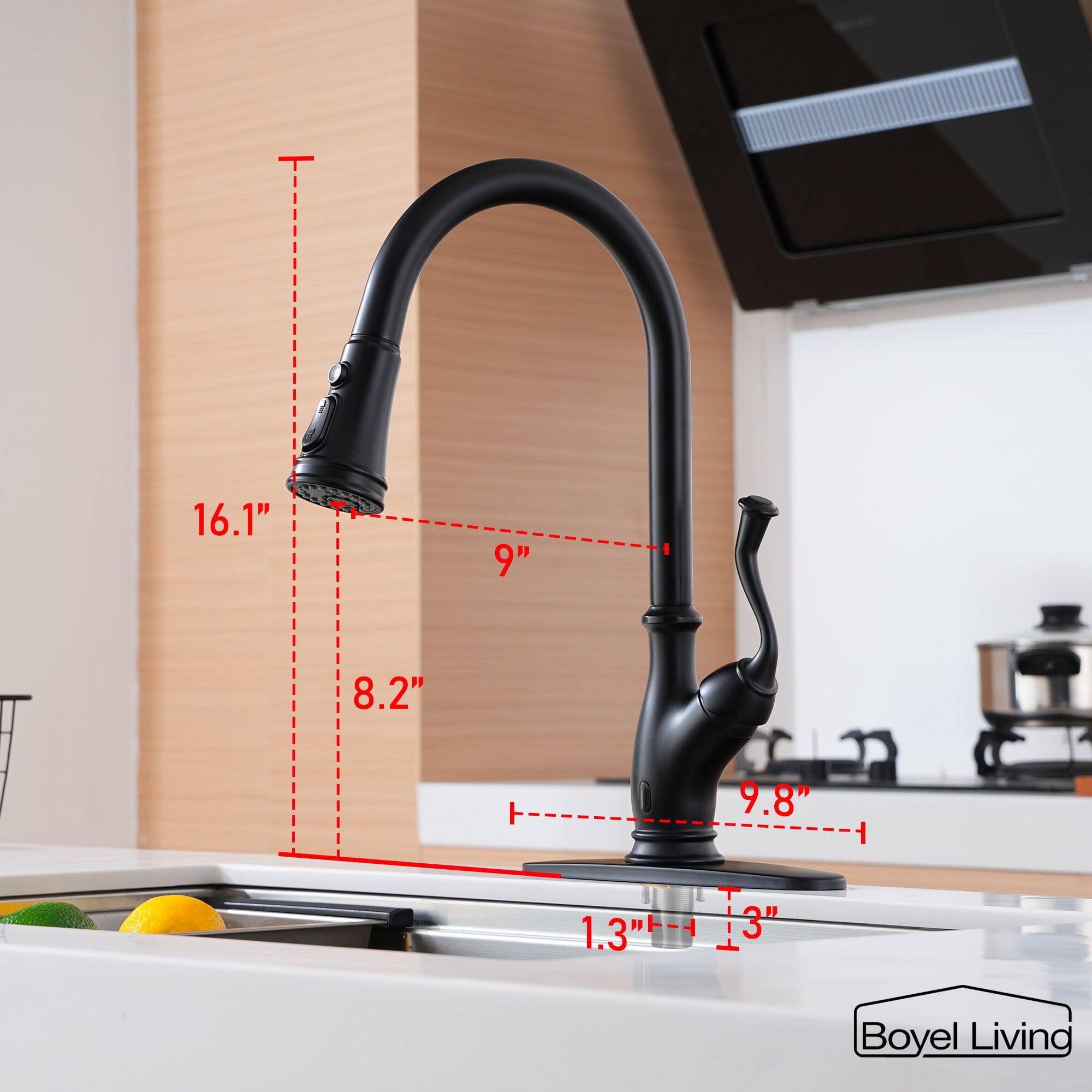 16.1" 9" 8.2" 9.8" 1.3" 1.3" 3" Boyel Living