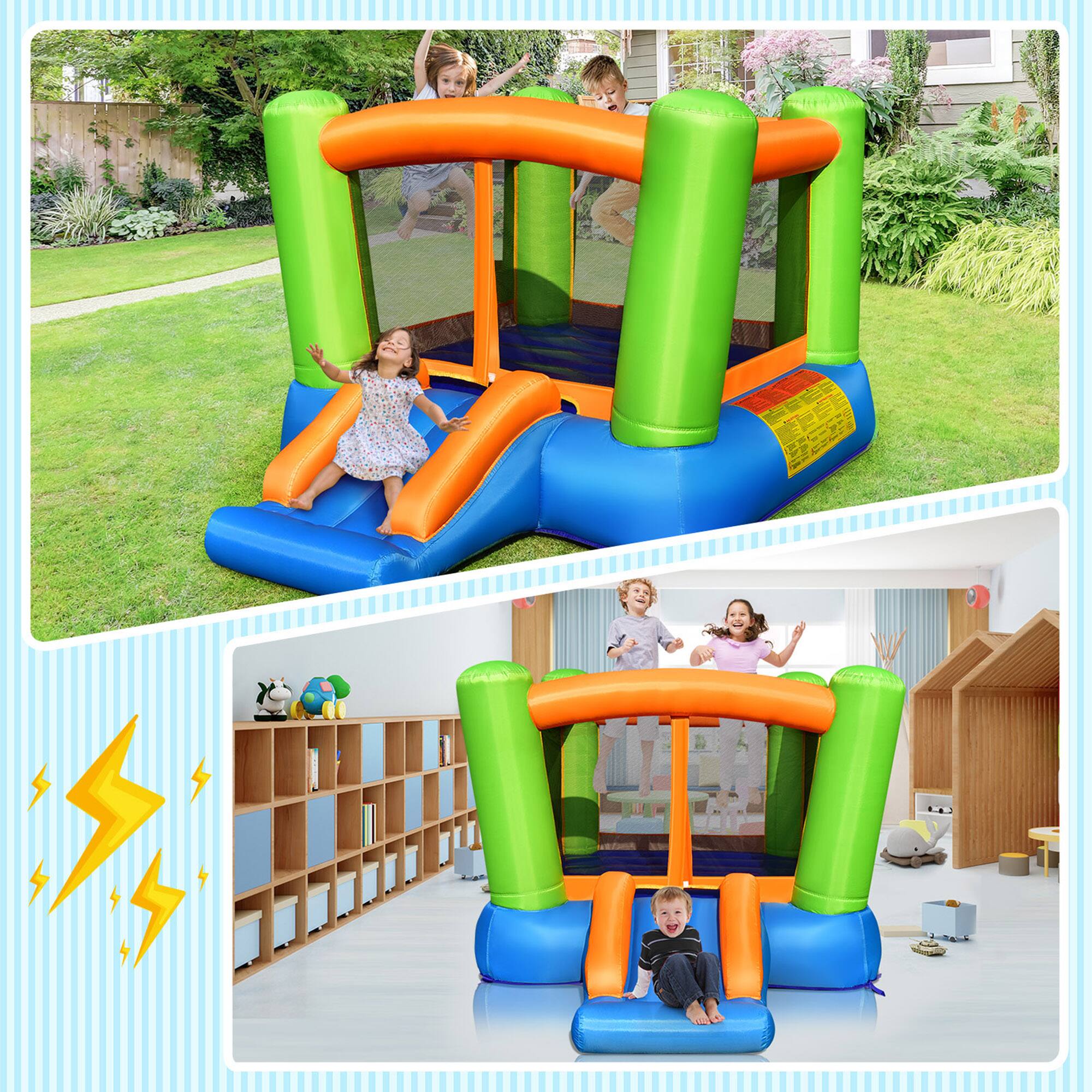 Alt View 2. Gymax - Gymax Inflatable Bounce House Kids Jumping Playhouse Indoor & Outdoor With 480W Blower.