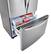 Alt View 15. LG - 23 Cu. Ft. French Door Counter-Depth Smart Refrigerator with Ice Maker - Stainless Steel.