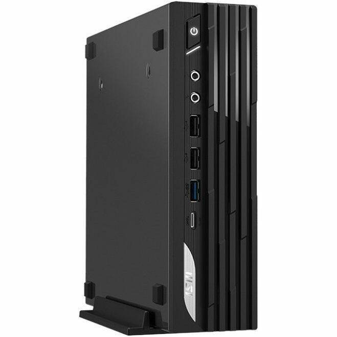 Alt View 4. MSI - MSI DP21 SFF PC Intel Core i3-14100 32GB 1TB NVMe SSD W11P 3Y - Thin Client - Intel Core i3 - 32GB (2x16GB) DDR5 5600Hz - Black.