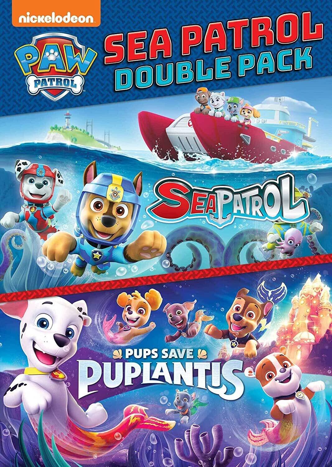 Front. Paw Patrol: Sea Patrol Double Pack   - DVD.