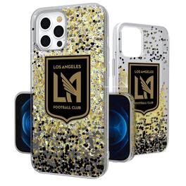 Keyscaper - MLS - LAFC iPhone Confetti Glitter Design Case - 14 - Multicolor