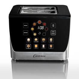 Inspirex - Interactive Touchscreen Automatic Toaster - Stainless Steel