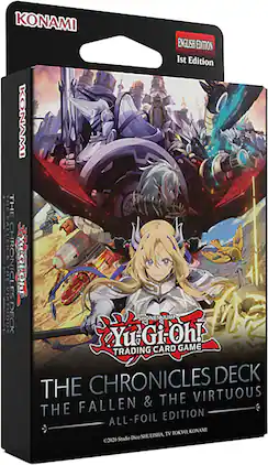 Konami - Yu-Gi-Oh! Trading Card Game: The Chronicles Deck: The Fallen & The Virtuous (All-Foil Edition)