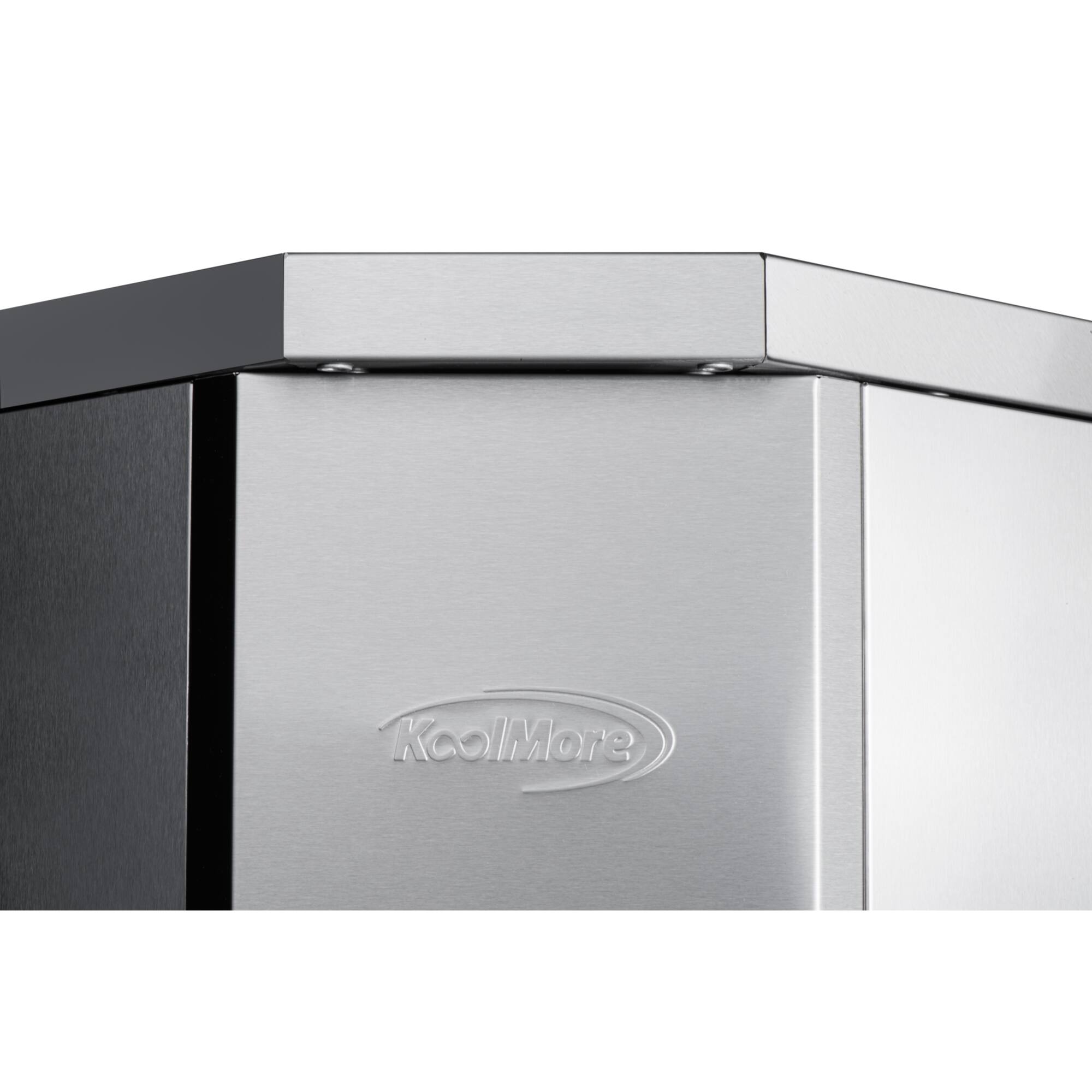 Alt View 4. Koolmore - 26 in. Stainless-Steel Corner Cabinet for Outdoor Kitchen (KM-OKS-CCAB) - Stainless Steel.