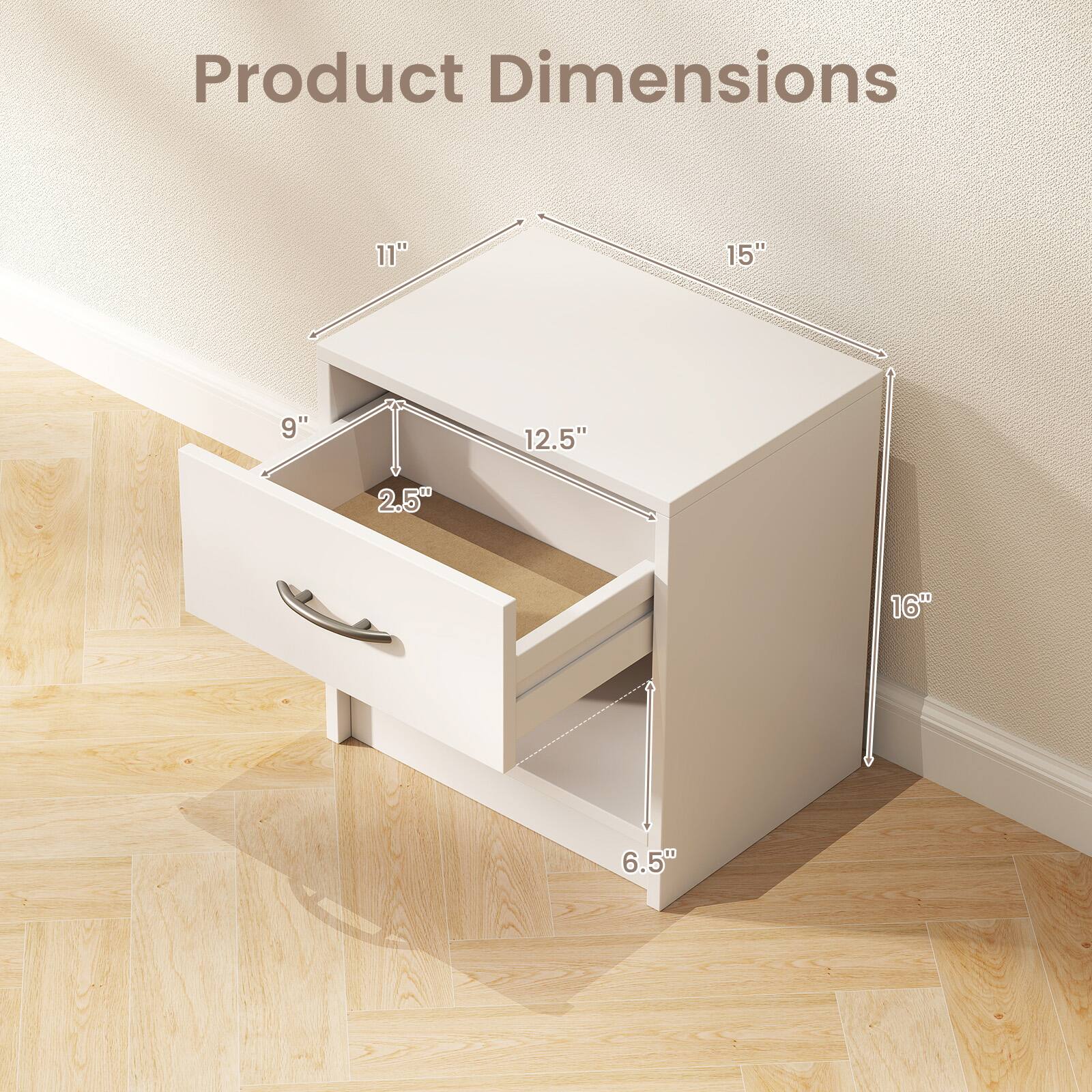 Product Dimensions: 11" x 15" x 9" x 12.5" x 2.5" x 16" x 6.5"