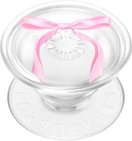 PopSockets - Adhesive PopGrip Universal Grip & Stand for Cell Phones - Pink Bow