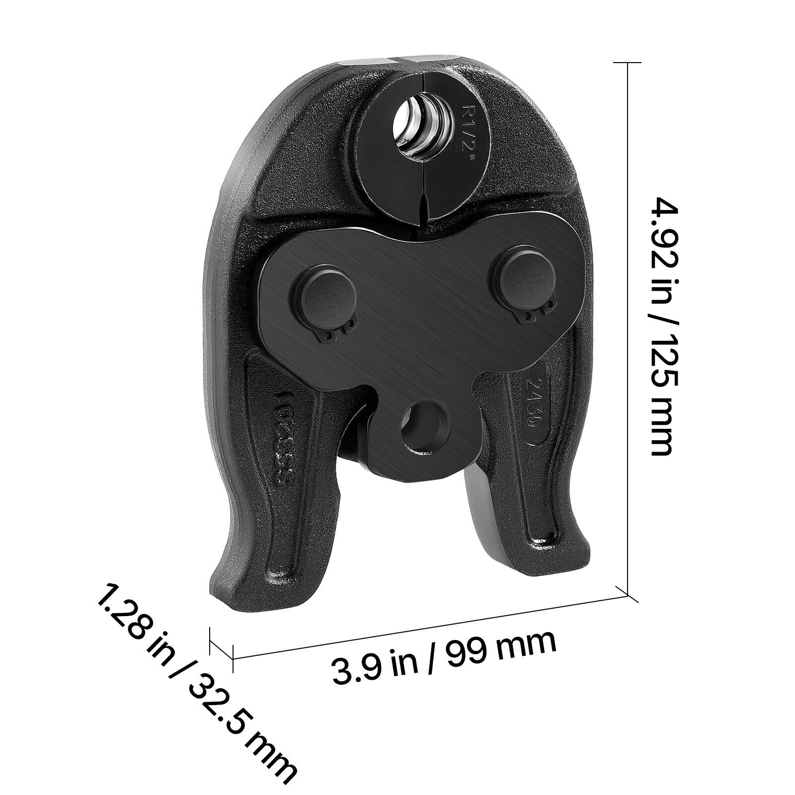 $53200 R1/2" 2430 4.92 in / 125 mm 1.28 in / 32.5 mm 3.9 in / 99 mm