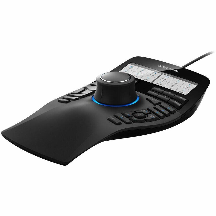 Alt View 5. 3Dconnexion - SpaceMouse Enterprise Kit 2 - Wireless Bluetooth/RF Mouse - 7 Button - Scroll Wheel - Compatible with PC, Mac - Black.