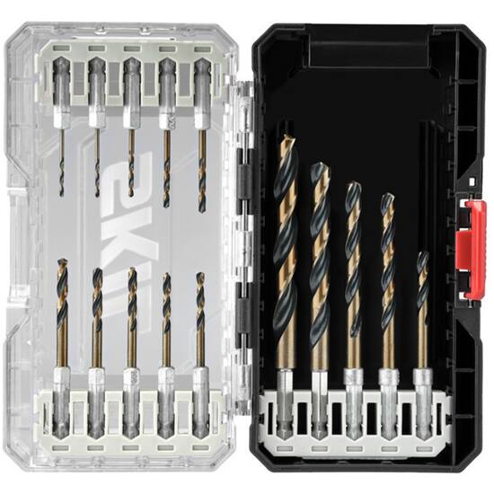 SKIL 15pc Hex Shank Twist Drill Bit Set black red TDB5000 Best Buy