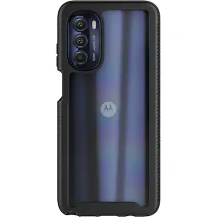 Front. SaharaCase - GRIP Series Case for Motorola Moto G Stylus 5G (2022) - Black.