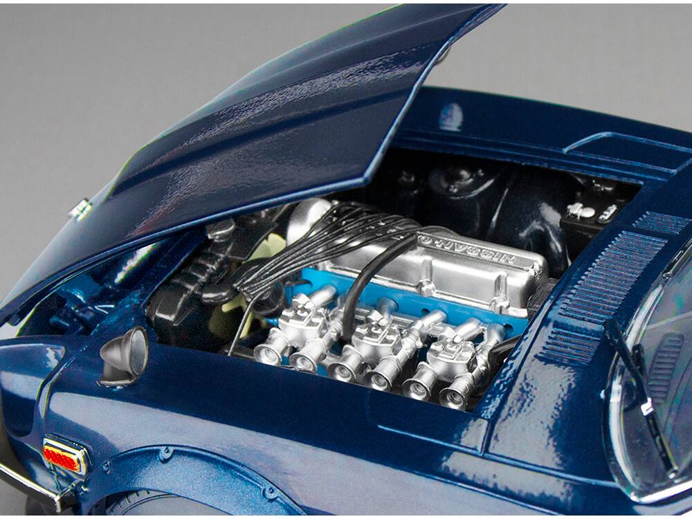 Alt View 2. Sun Star - 1970 Nissan Fairlady Z (S30) RHD Midnight Blue Metallic "Asian Collectibles" Series 1/18 Diecast Model Car by Sun Star.