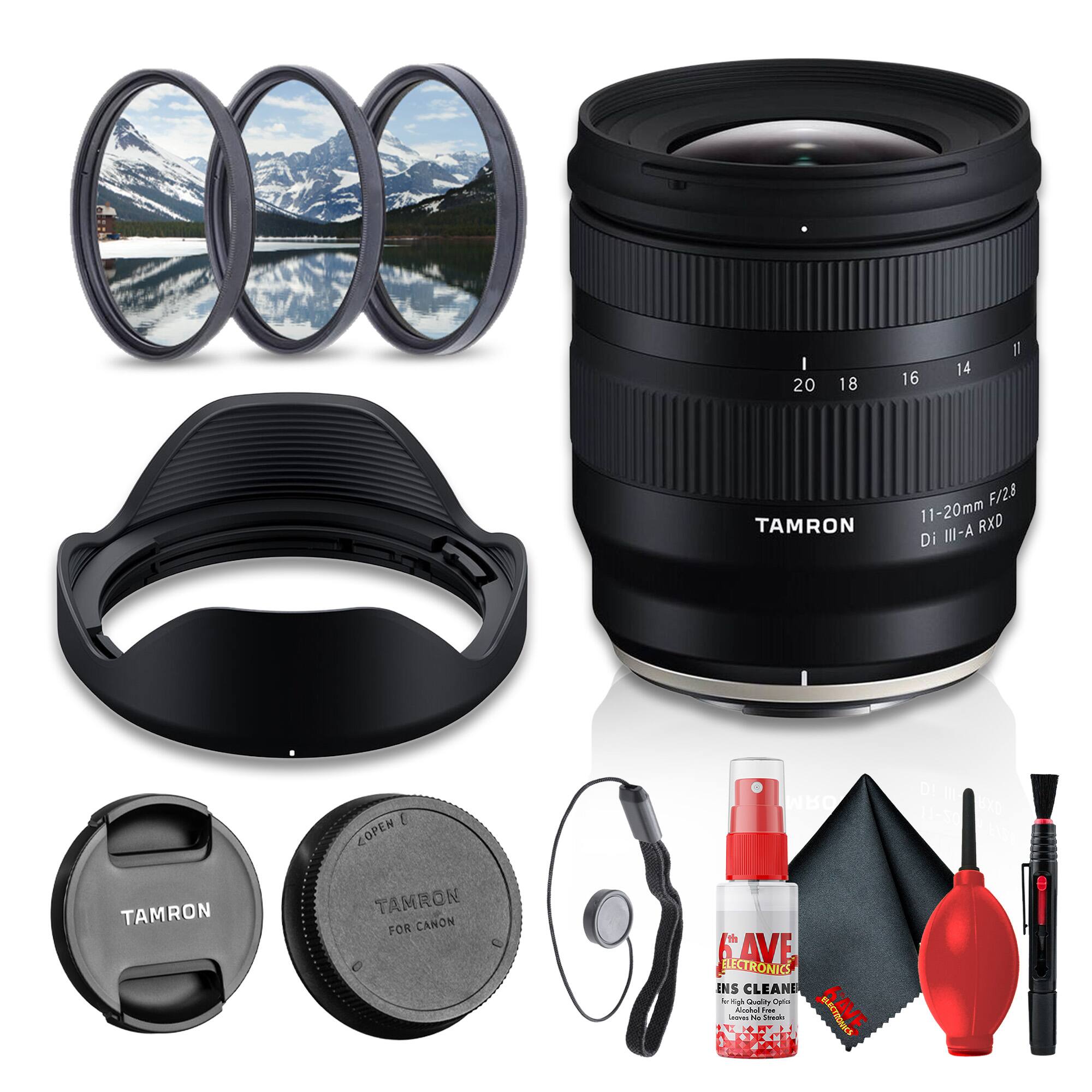 Tamron - 11-20mm f/2.8 Di III-A RXD Lens for Fujifilm X Bundle - Black price history on PriceWatchPro