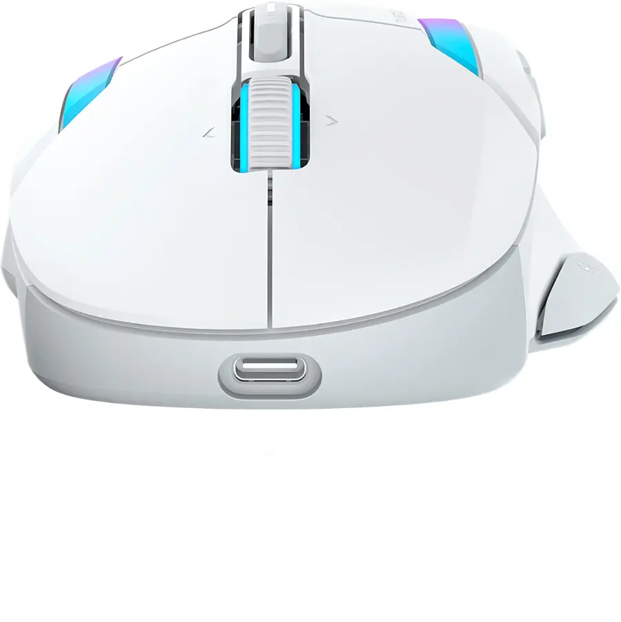 Alt View 20. Turtle Beach - Kone II Air Wireless Optical Gaming Mouse with RGB Lighting - Arctic White.