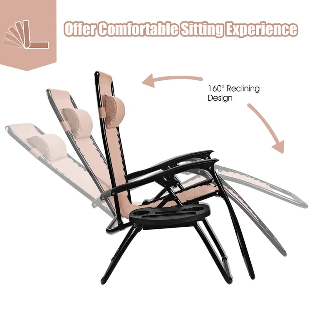 Offer Comfortable Sitting Experience  
160° Reclining Design