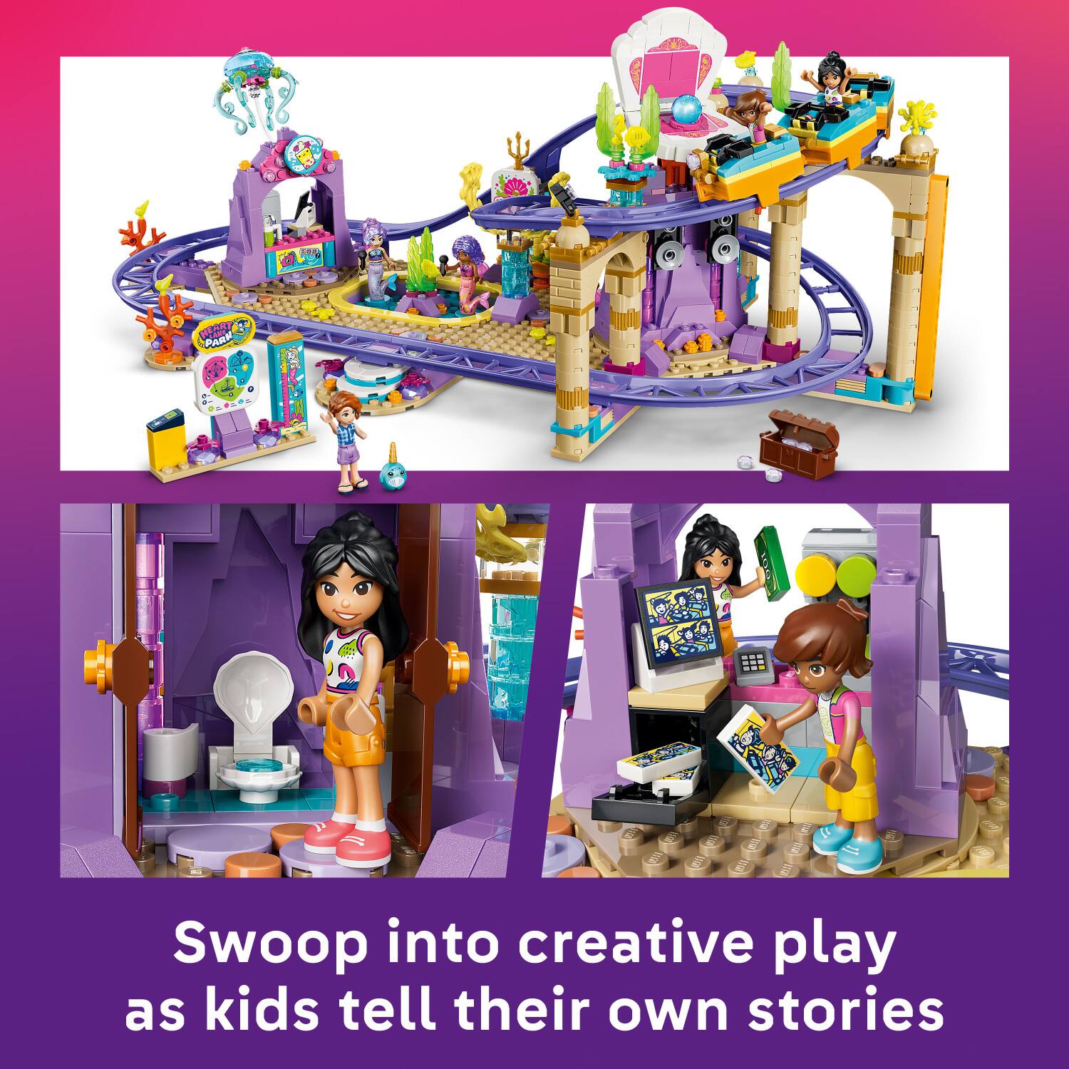 Swoop into creative play as kids tell their own stories