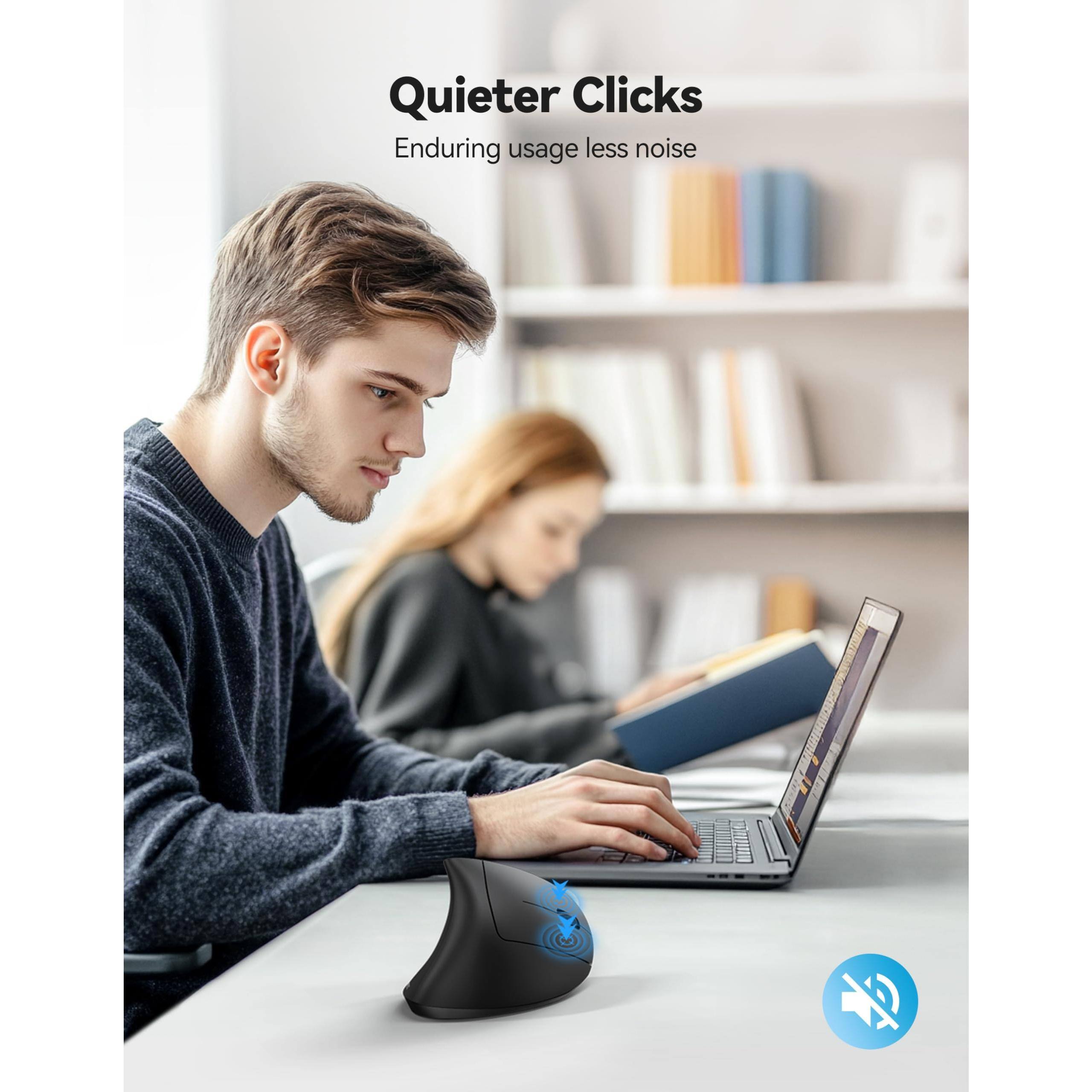 Quieter Clicks  
Enduring usage less noise
