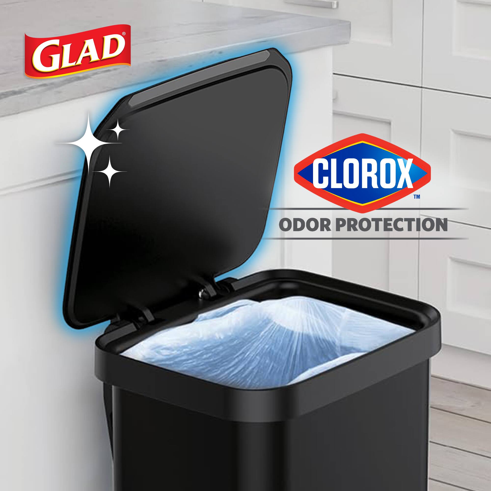 GLAD CLOROX ODOR PROTECTION