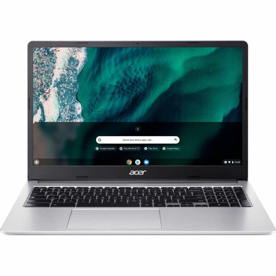 Acer - Chromebook 315 CB315-4H-P8FZ 15.6" Laptop Intel Pentium N6000 4GB RAM 128GB SSD ChromeOS - Silver