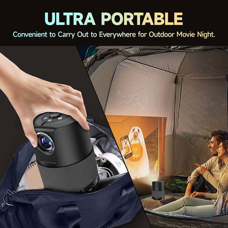 ULTRA PORTABLE  
Convenient to Carry Out to Everywhere for Outdoor Movie Night.