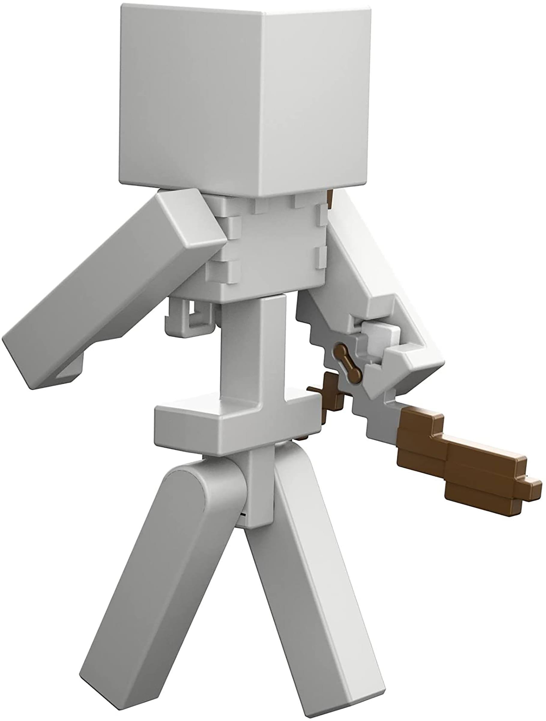 Alt View 1. Mattel - Minecraft 3.5 Inch Core Figure Assortment | Skeleton - White.