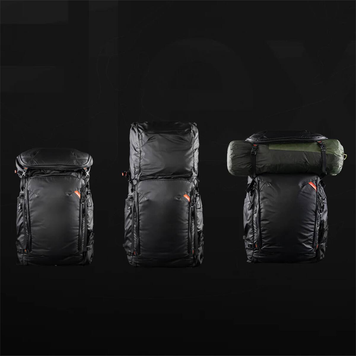 Alt View 2. PGYTECH - PGYTECH OnePro Flex 40L Backpack with Medium Camera Insert, Space Black.