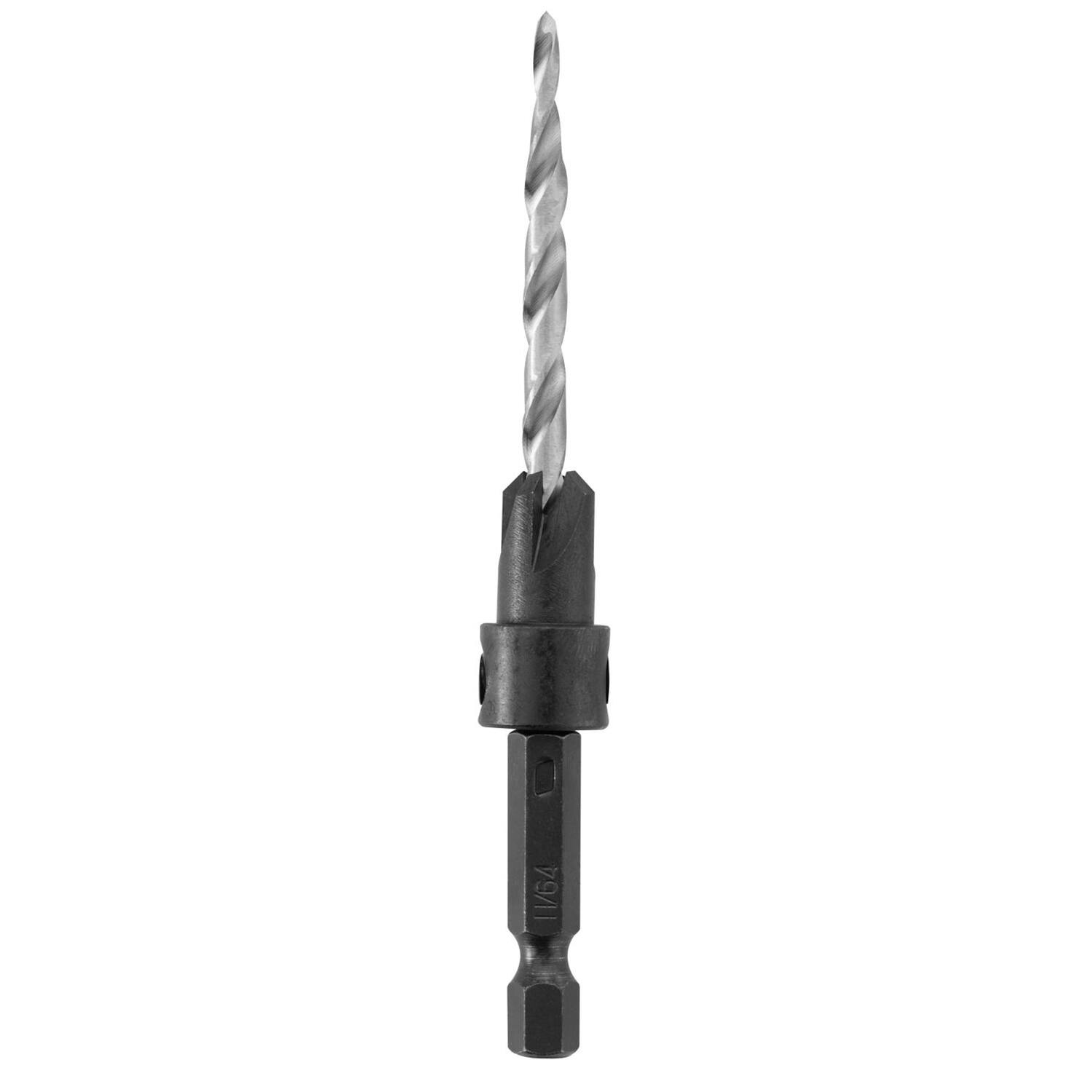 Angle. Irwin - Irwin 3/8 in. X 11/64 in. D High Speed Steel Wood Countersink 1 pc.