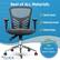Alt View 13. Click365 - Flow Mid-Back Mesh Office Chair - Gray.